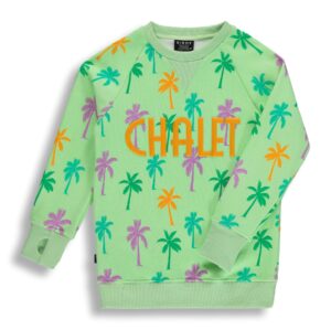 BIRDZ PRINTEMPS SWEAT CHALET PALMIER BEACH GLASS
