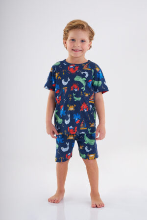 QUIMBY PRINTEMPS GARÇON PYJAMA SOUS LE THÈME DE LA MER