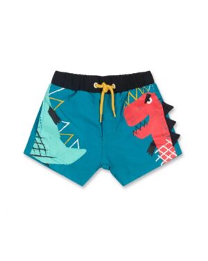 TUCTUC PRINTEMPS JUICY DINOSAURE SHORT MAILLOT TURQUOISE