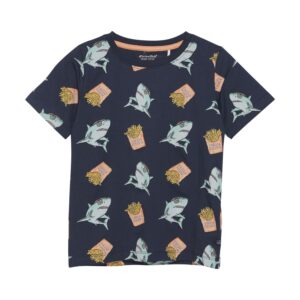 MINYMO PRINTEMPS 23 GARÇON T-SHIRT REQUIN FISH AND CHIPS
