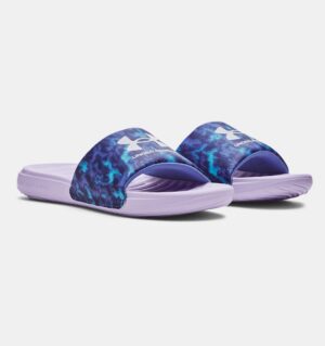 UNDER ARMOUR Sandales UA Ansa pour fille blanche/bleu