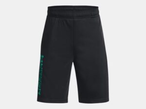 UNDER ARMOUR GARÇON Short UA Prototype 2.0 Wordmark noir/vert