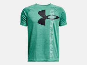 UNDER ARMOUR GARÇON t-shirt  UA Tech™ Split Logo Hybrid vert