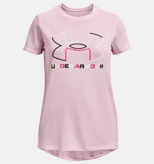 UNDER ARMOUR FILLE T-shirt UA Tech™ Big rose pâle