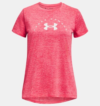 UNDER ARMOUR FILLE T-shirt UA Tech™ Twist Arch rose