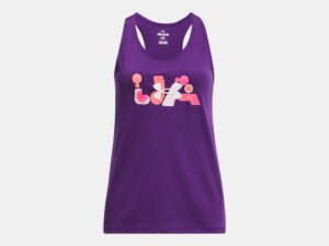UNDER ARMOUR FILLE Camisole UA Bubble Abbreviation mauve