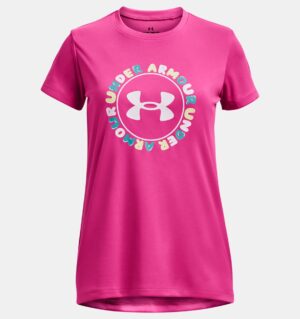 UNDER ARMOUR FILLE T-shirt UA Tech™ Twist rose foncé