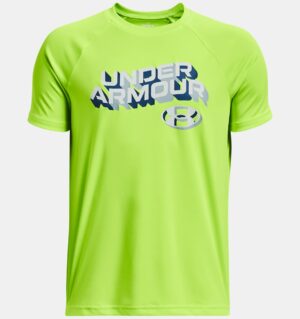 UNDER ARMOUR GARÇON T-shirt imprimé UA Tech™ jaune/lime
