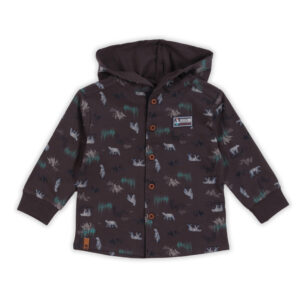 NANO AUTOMNE 23 BÉBÉ GARÇON NATURE ARCTIQUE CHEMISE À CAPUCHON