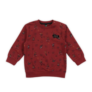 NANO AUTOMNE 23 BÉBÉ GARÇON NÉ POUR ROULER CHANDAIL ROUGE (EN STOCK)