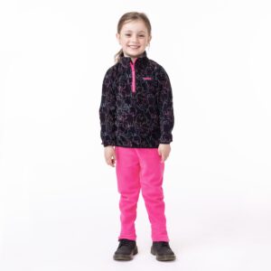 NANO AUTOMNE/HIVER 2023 ENSEMBLE DE MICROPOLAIRE NOIR/FUSHIA