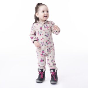 NANO AUTOMNE/HIVER 2023 ENSEMBLE DE MICROPOLAIRE BEIGE (6 mois à 4 ans) EN STOCK