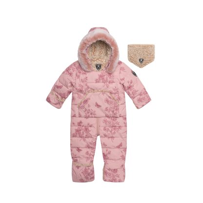 DEUX PAR DEUX HIVER BÉBÉ FILLE HABIT DE NEIGE ROSE FLEURIT (EN STOCK) – Image 6