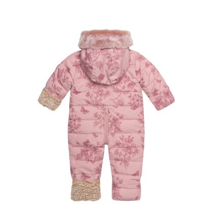 DEUX PAR DEUX HIVER BÉBÉ FILLE HABIT DE NEIGE ROSE FLEURIT (EN STOCK) – Image 5