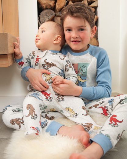 DEUX PAR DEUX AUTOMNE PYJAMA DINOSAURE (EN STOCK) – Image 5