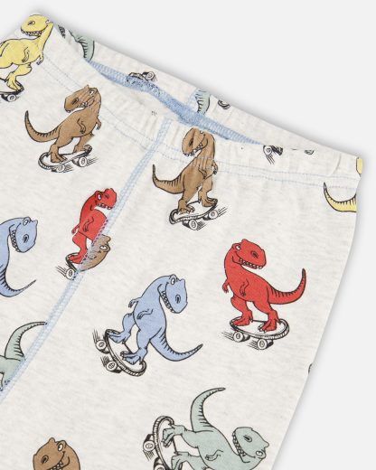 DEUX PAR DEUX AUTOMNE PYJAMA DINOSAURE (EN STOCK) – Image 2