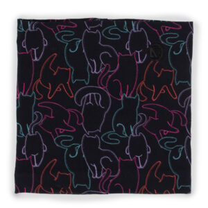 NANO AUTOMNE/HIVER 23 JERSEY & POLAR (CACHE COU) NOIR IMPRIMÉ CHAT (EN STOCK)