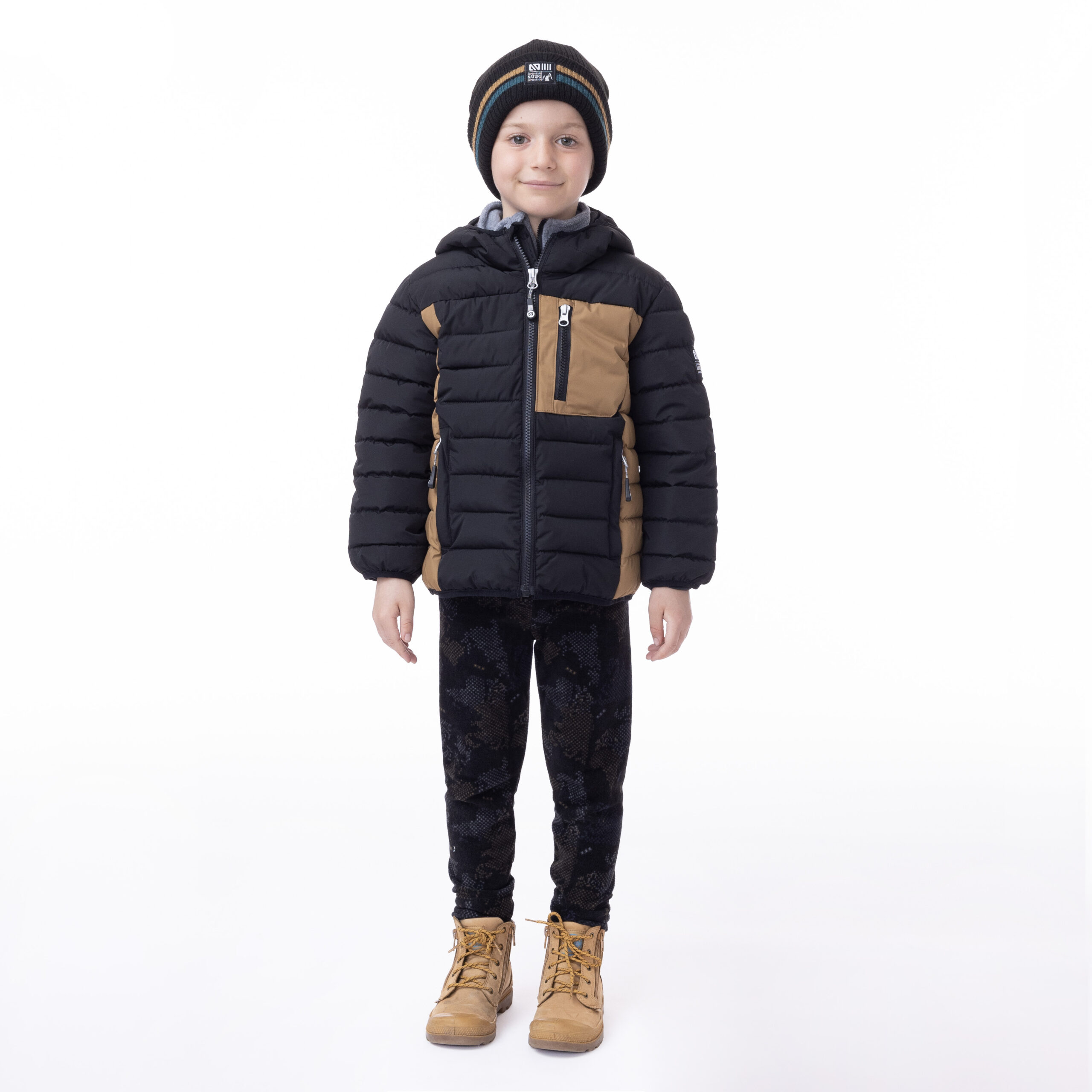 NANO AUTOMNE/HIVER MANTEAU MATELASSÉ (DOUDOUNE) TAUPE – Image 5