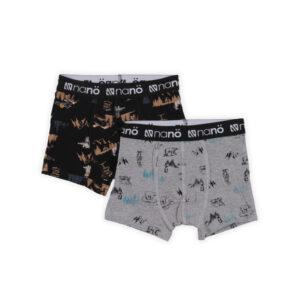 NANO SOUS-VÊTEMENTS PAQUET DE 2 BOXERS NOIR