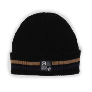 NANO 23 HIVER TUQUE TRICOT DOUBLÉ NOIR (SANS CORDON) EN STOCK