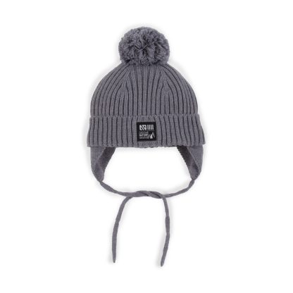 NANO HIVER 2023 TUQUE EN TRICOT EMILE GRIS CHINÉ (EN STOCK)