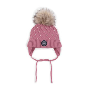 NANO 23 HIVER TUQUE EN TRICOT DOUBLÉ POLAR OLIVIA ROSE (EN STOCK)