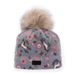 NANO AUTOMNE/HIVER 23 MICROPOLAIRE TUQUE GRIS LICORNE (SANS CORDON) EN STOCK
