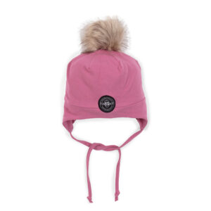 NANO AUTOMNE/PRINTEMPS 2023 JERSEY & POLAR  TUQUE ROSE (AVEC CORDON) EN STOCK