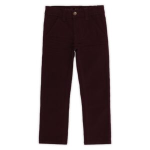 NANO NOEL 23 GARÇON FAISONS LA FÊTE PANTALON BORDEAUX