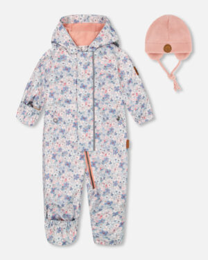 DEUX PAR DEUX PRINTEMPS 24 MANTEAU UNE PIÈCE POUR BÉBÉ FLEURIT (EN STOCK)