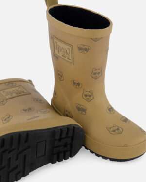 DEUX PAR DEUX PRINTEMPS 24 BOTTE DE PLUIE BEIGE CHIEN (EN STOCK)