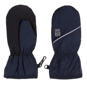 NANO AUTOMNE/PRINTEMPS MITAINES EN NYLON MI-SAISON AVEC ÉTÉMENTS RÉFLÉCHISSANTS. MARINE (QUANTITÉ LIMITÉ EN STOCK)