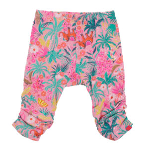 NANO ÉTÉ 24 BÉBÉ FILLE MON ÉLÉPHANT D ASIE LEGGING ROSE IMPRIMÉ (EN STOCK)