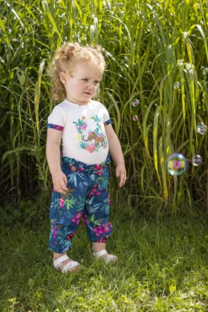 NANO ÉTÉ 24 BÉBÉ FILLE MON ÉLÉPHANT D ASIE PANTALON ENSEMBLE 2 PIÈCES