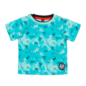 NANO ÉTÉ 24 BÉBÉ GARÇON UN ÉTÉ À LA PISCINE T-SHIRT TURQUOISE