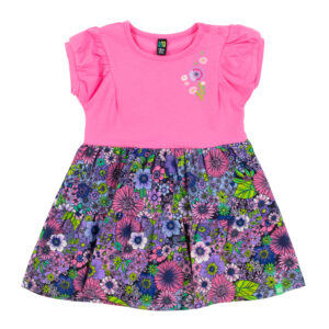 NANO ÉTÉ 24 BÉBÉ FILLE PETITE HIPPIE ROBE ROSE PÂLE (EN STOCK)