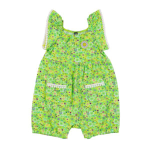 NANO ÉTÉ 24 BÉBÉ FILLE PETITE HIPPIE BARBOTEUSE LIME (EN STOCK)