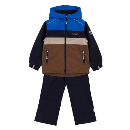 NANO PRINTEMPS 24 MANTEAU JONAH BRUN (ENSEMBLE 2 PIÈCES) (EN STOCK)