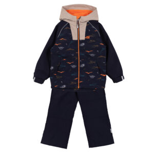NANO PRINTEMPS 24 MANTEAU LÉO MARINE (ENSEMBLE 2 PIÈCES) (EN STOCK)