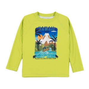 NANO ÉTÉ 24 MAILLOT GARÇON RASHGUARD JAUNE LIME (EN STOCK)