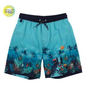 NANO ÉTÉ 24 MAILLOT GARÇON BOARDSHORTS TURQUOISE (EN STOCK)
