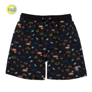 NANO ÉTÉ 24 MAILLOT GARÇON BOARDSHORTS NOIR (EN STOCK)