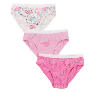 NANO ÉTÉ 24 SOUS-VÊTEMENTS PAQUET DE 3 CULOTTES ROSE PÂLE DINO