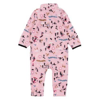 NANO AUTOMNE/HIVER 24 ENSEMBLE DE MICROPOLAIRE ROSE PÂLE (6 mois à 4 ans) – Image 3