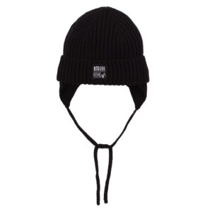 NANO HIVER 24 TUQUE TRICOT DOUBLÉ POLAR NOIR ANTOINE