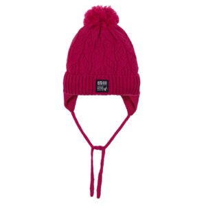 NANO HIVER 24 TUQUE TRICOT DOUBLÉ POLAR ROSE