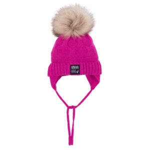 NANO HIVER 24 TUQUE TRICOT DOUBLÉ POLAR MAUVE JENNA