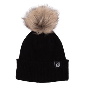 SNO HIVER 24 TUQUE À POMPON NOIR