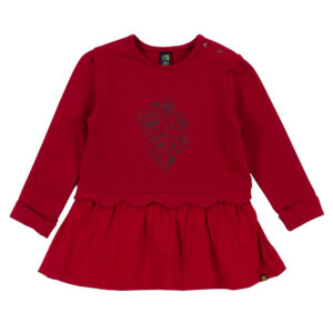 NANO NOEL 24 BÉBÉ FILLE MAGIE DANS L AIR TUNIQUE ROUGE