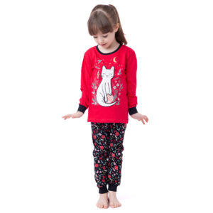 NANO NOEL 24 PYJAMA ROUGE CHAT